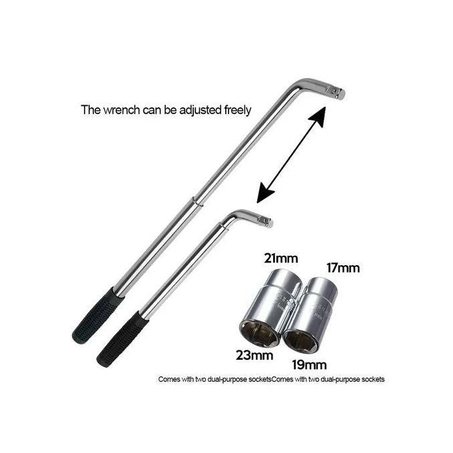 مفتاح عجلات قابل للتمديد