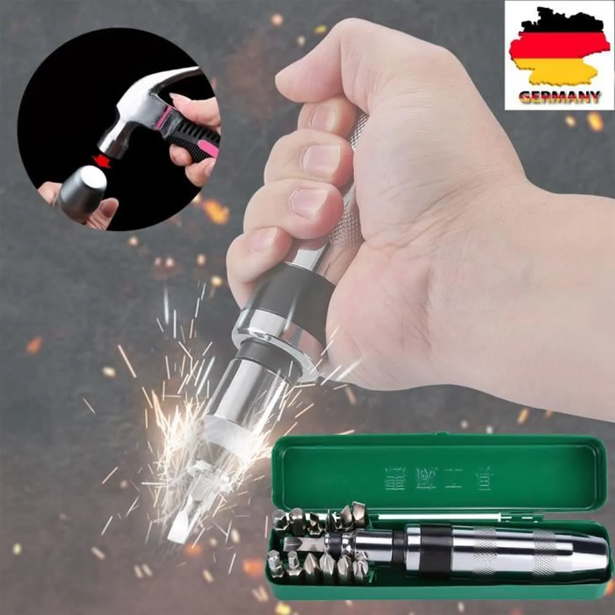 افضل اداة لفتح اي برغيtournevis a frapper🤩