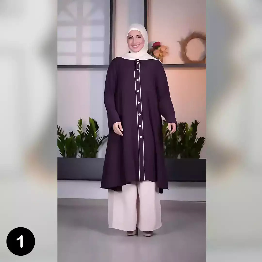 Ensemble Hijab 2 piéces 🖤 (ref 025)