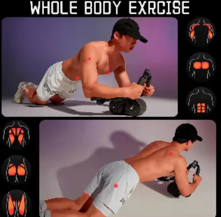 عجلة ارتداد تلقائي للبطن