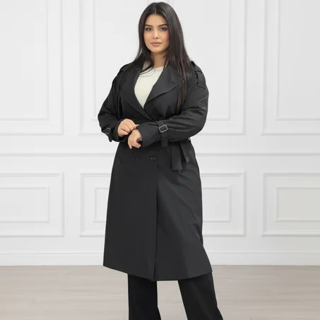 معطف نسائي عصري وأنيق + توصيل مجاني