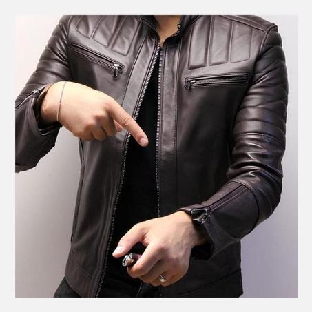 Jaquettes en cuir véritable - Modèle 19