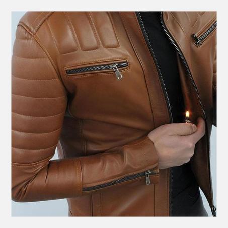 Jaquettes en cuir véritable - Modèle 2