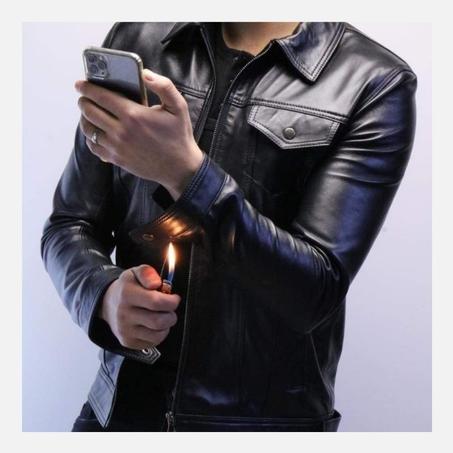 Jaquettes en cuir véritable - Modèle 6