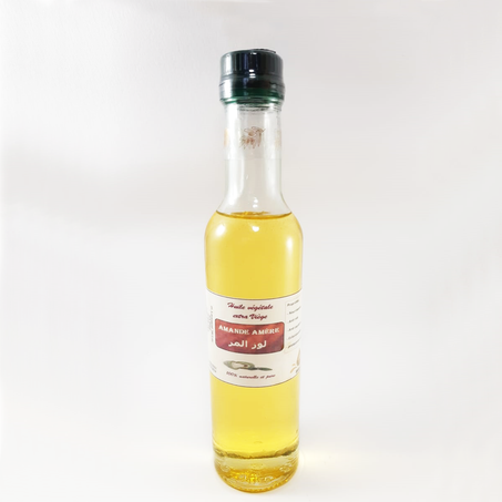 Huile végétale d’amande amère  250 ml  زيت نباتي اللوز المر