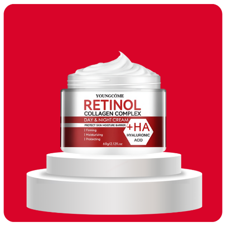 كريم ريتينول وكولاجين لشد وترطيب البشر