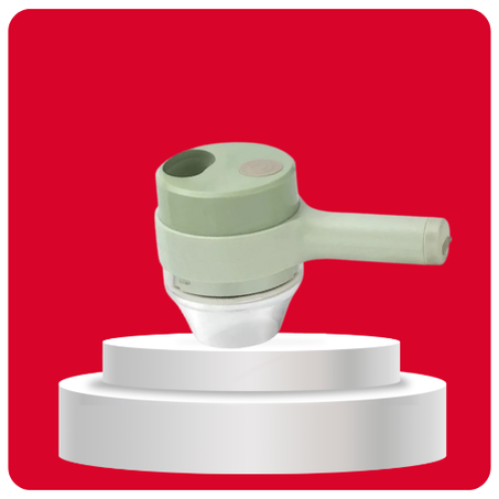 قطاعة خضروات كهربائية محمولة 4 في 1