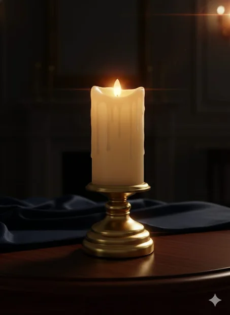 شمعة الكترونية