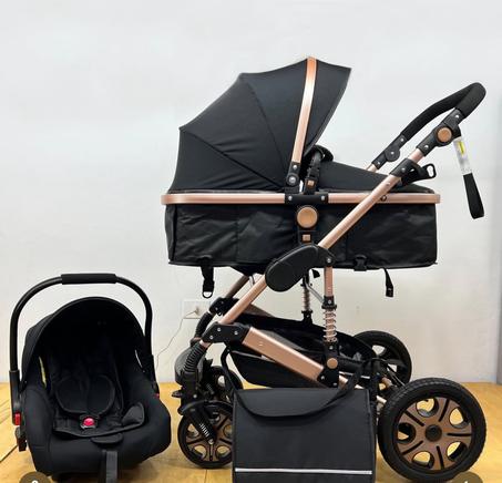 POUSSETTE BELECOO 3IN1 NOIR