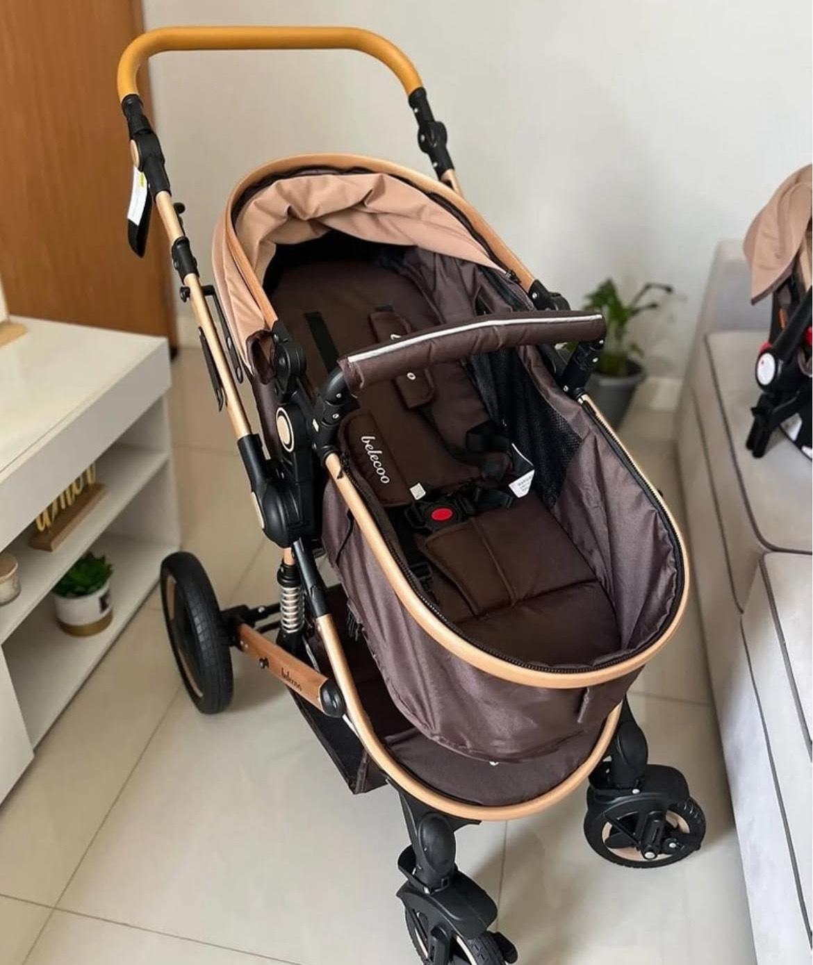 POUSSETTE BELECOO BEIGE