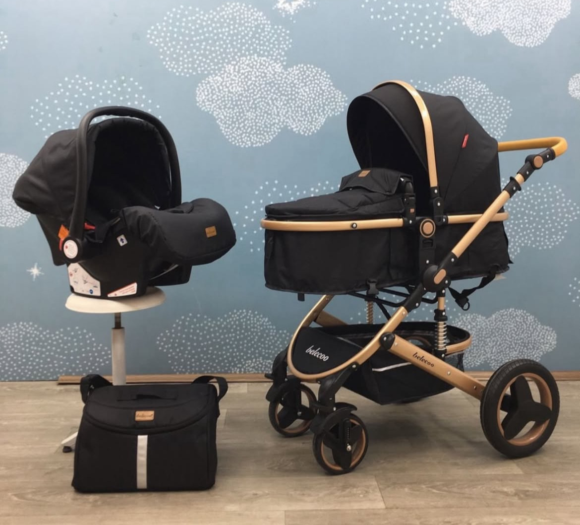 POUSSETTE BELECOO 3IN1 NOIR