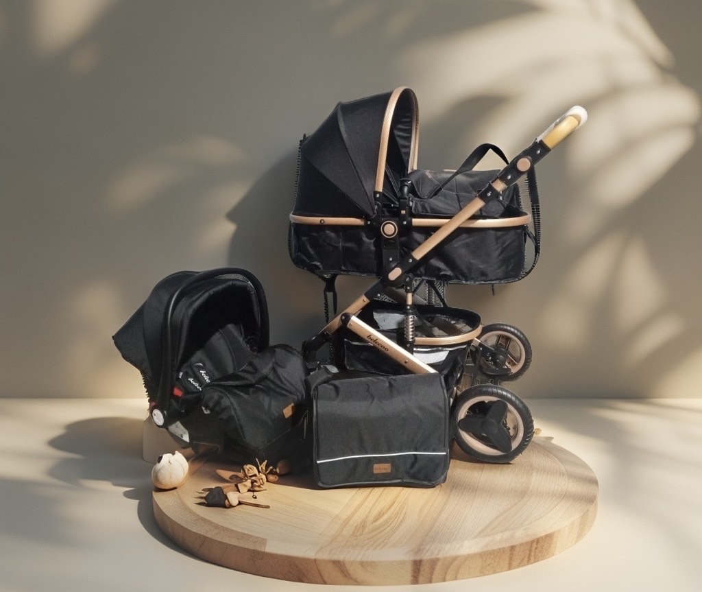 POUSSETTE BELECOO 3IN1 NOIR