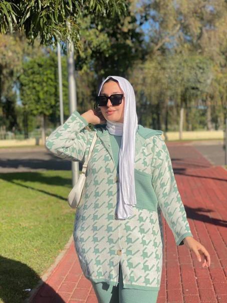 كاردغان طويل بنقشة كلاسيكية 🧥2 piece 🧥