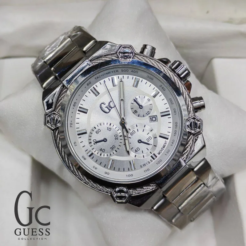 Gc Guess Collection Chronograph Silver