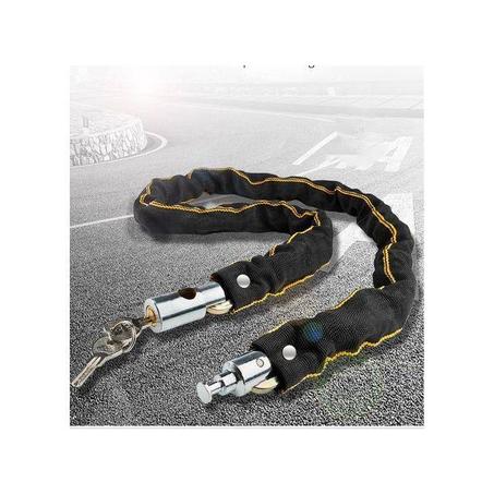 قفل سلسلة الفولاذ الصلب لدراجات النارية المضاد للسرقة