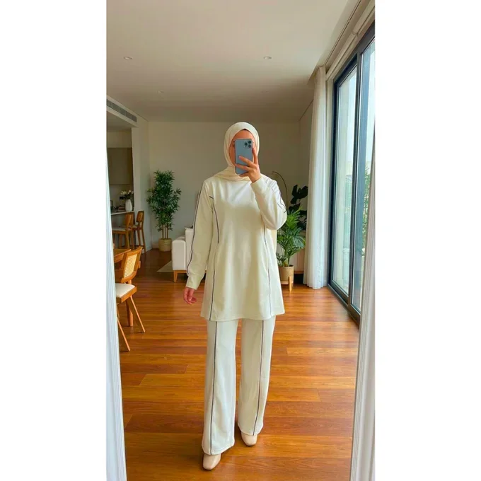 ✨ موديل لاين – طقم سبورت شيك محتشم🤩