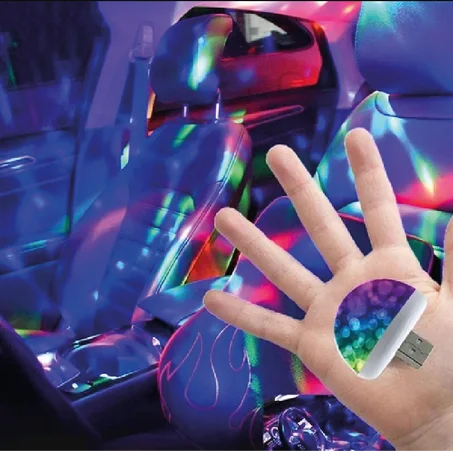 USB MINI DISCO BALL RGB