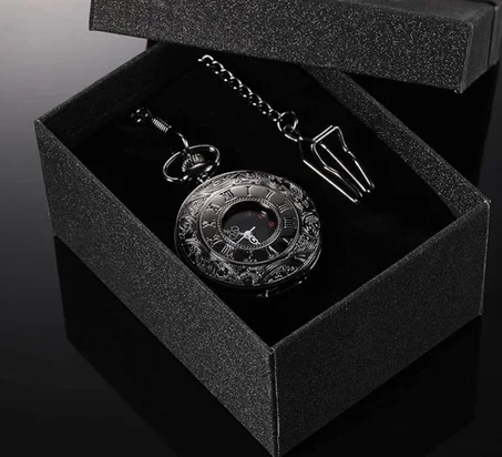 ساعة جيب كلاسيكية للرجال مناسبة كهدية لعيد الاب واعياد الميلاد