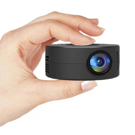 Mini projecteur LED portable & haut-parleur intégré