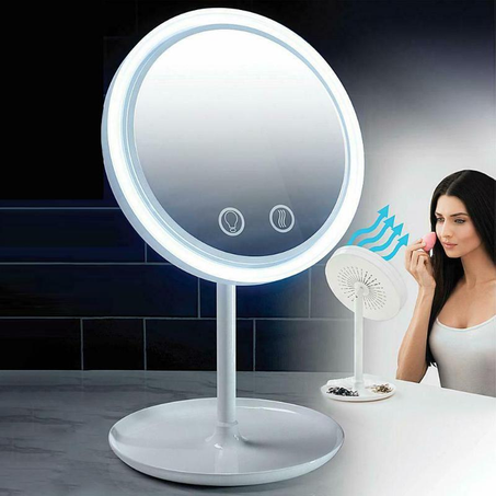 Led Mirror Fan