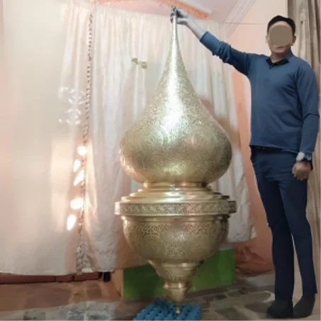 ثريا تراثية فاخرة – ضوء يُجسّد الفن المغربي