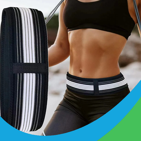 Lower back and hip support belt