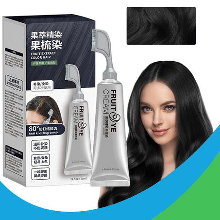Natural Fruit Hair Dye Cream for Men and Women