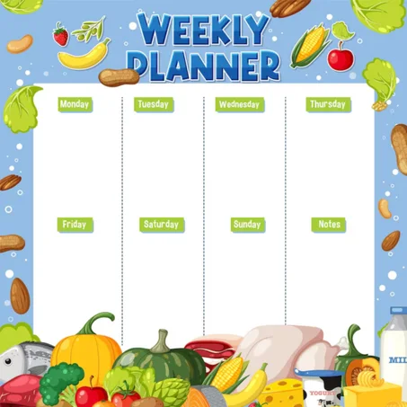 •	Plannings de repas