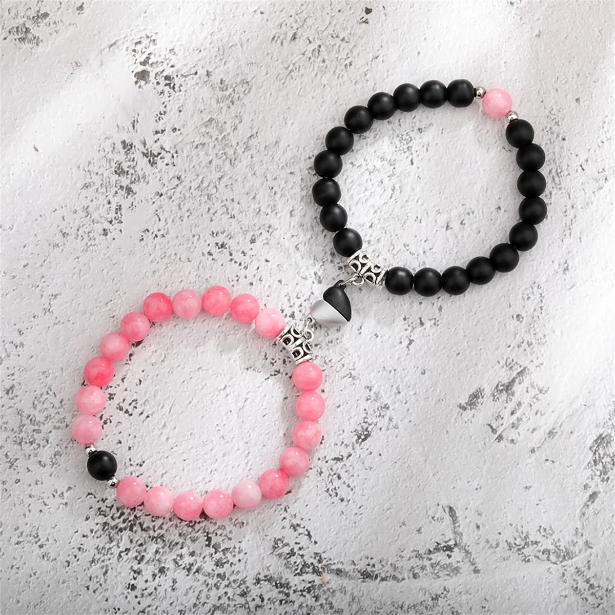 pink and black