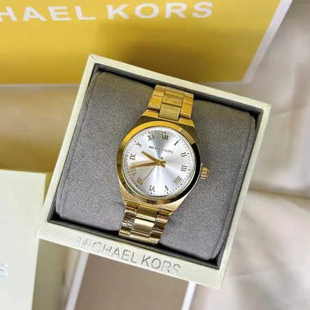 montre Michael Kors argentée  avec boîte