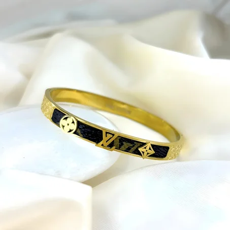 Bracelet doré luxueux inoxydable