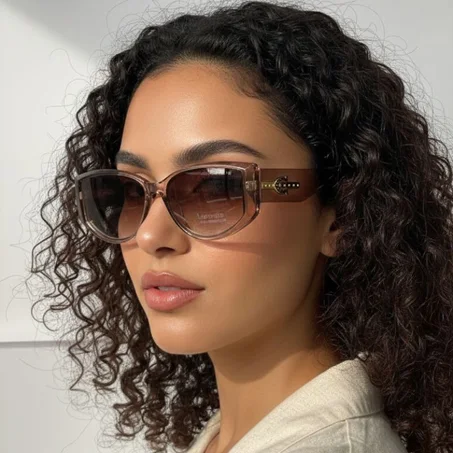 Lunettes Luoweite – Protection UV400 – Couleur rose élégante