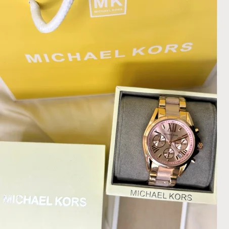 Montre Femme Michael Kors Rose avec Boîte et Sac