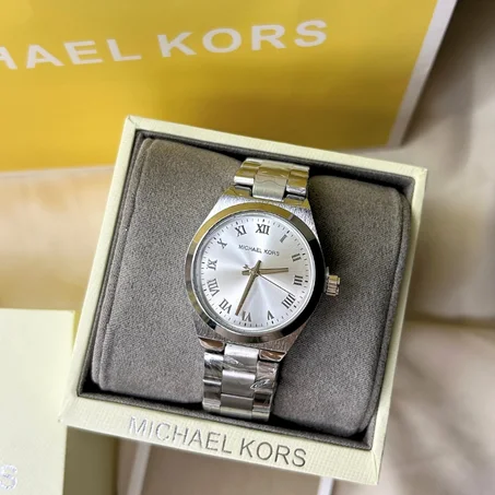 montre Michael Kors argentée  avec boîte