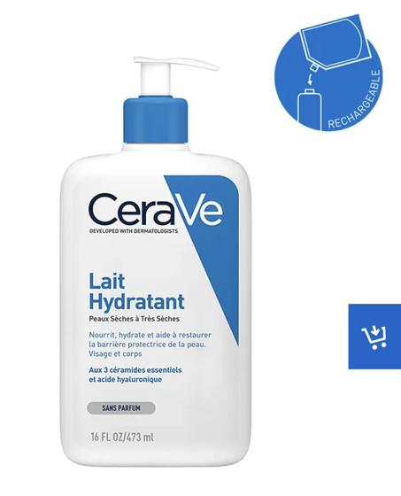 Cerave : Lait Hydratant Pour peaux normales à sèches 473ml