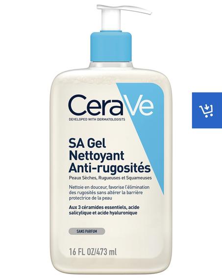 Cerave : Gel Nettoyant Anti-Rugosités​ à l’Acide Salicylique​ 236ml