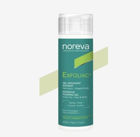 Noreva : Noreva_Exfoliac_Gel moussant intensif 150ml