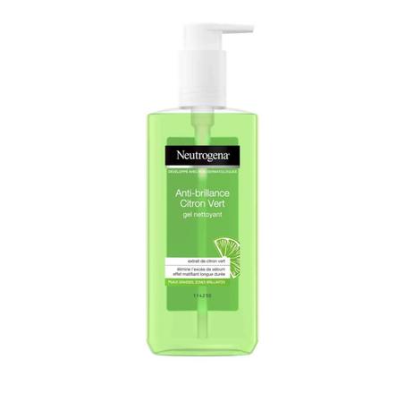 Neutrogena: Anti-brillance Citron Vert : gel nettoyant