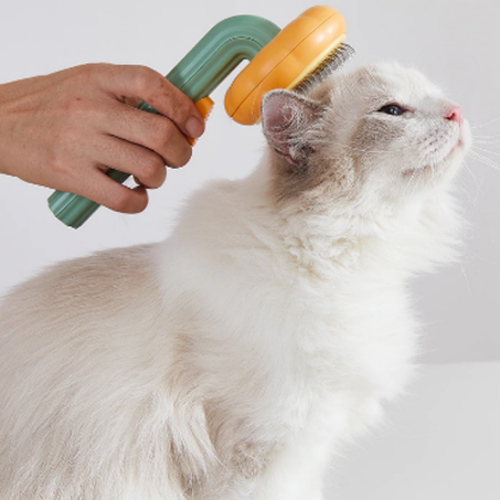 Pumpkin Pet Brush, Self Cleaning Slicker Brush for Shedding Dog&Cat