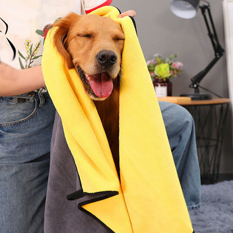 Microfiber Dog Towel Large Super Absorbent Thick Cat Dog Bath Towel Bathrobe Soft Dogs