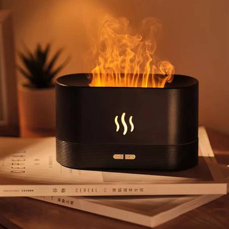 Decorative Aroma Diffuser Flame Humidifier