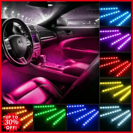 شريط إضاءة للسيارة متعدد الألوان Car Interior Lights