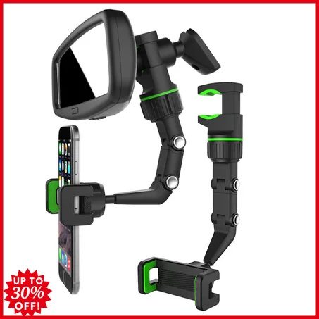 Rearview Mirror Mobile Phone Car Holder