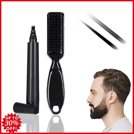 Beard Filler Pen طقم قلم حشو اللحية والحاجب