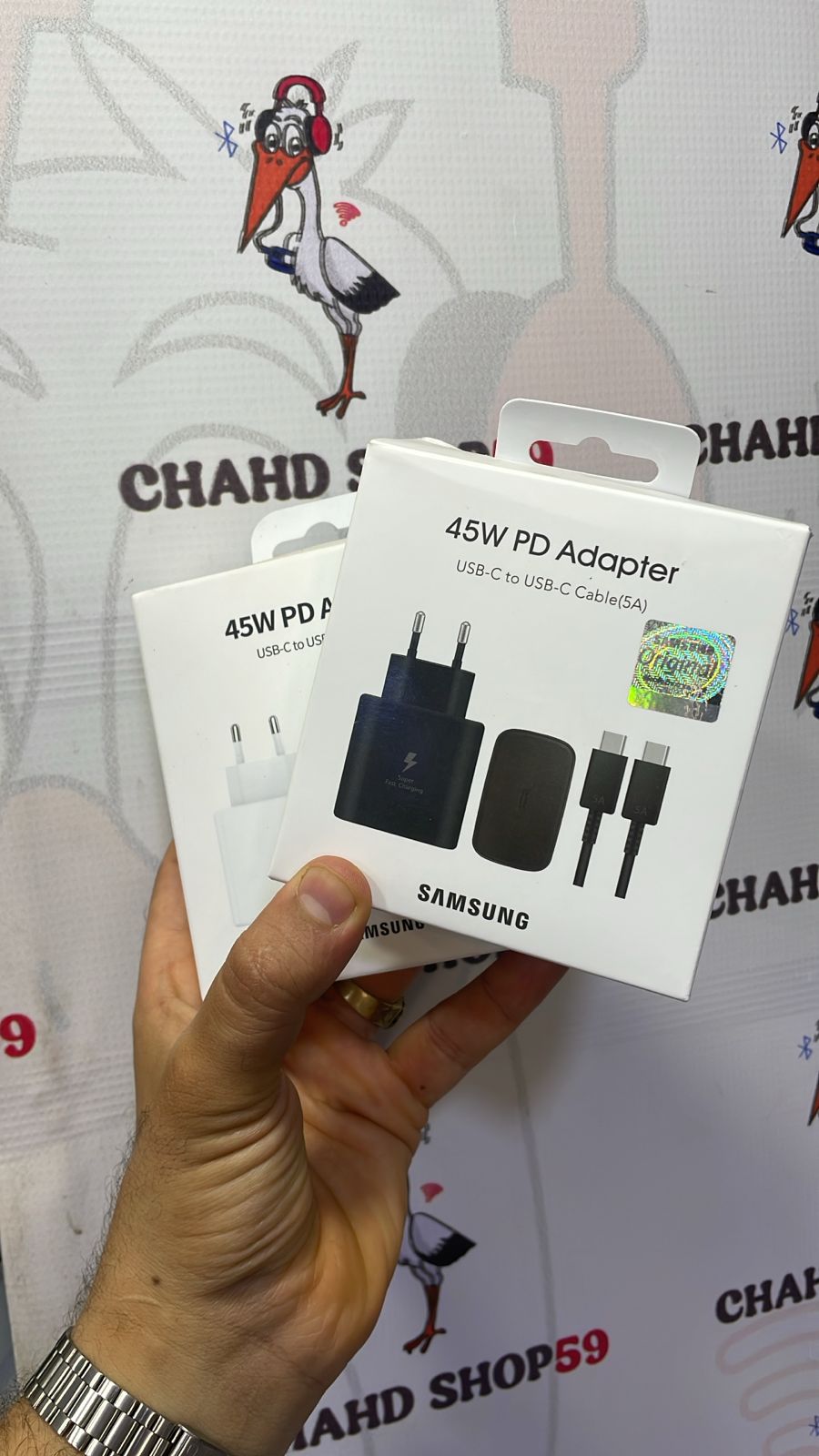 🔌🔋CHARGEUR SAMSUNG USB-C CABLE 5A – 1M 45W