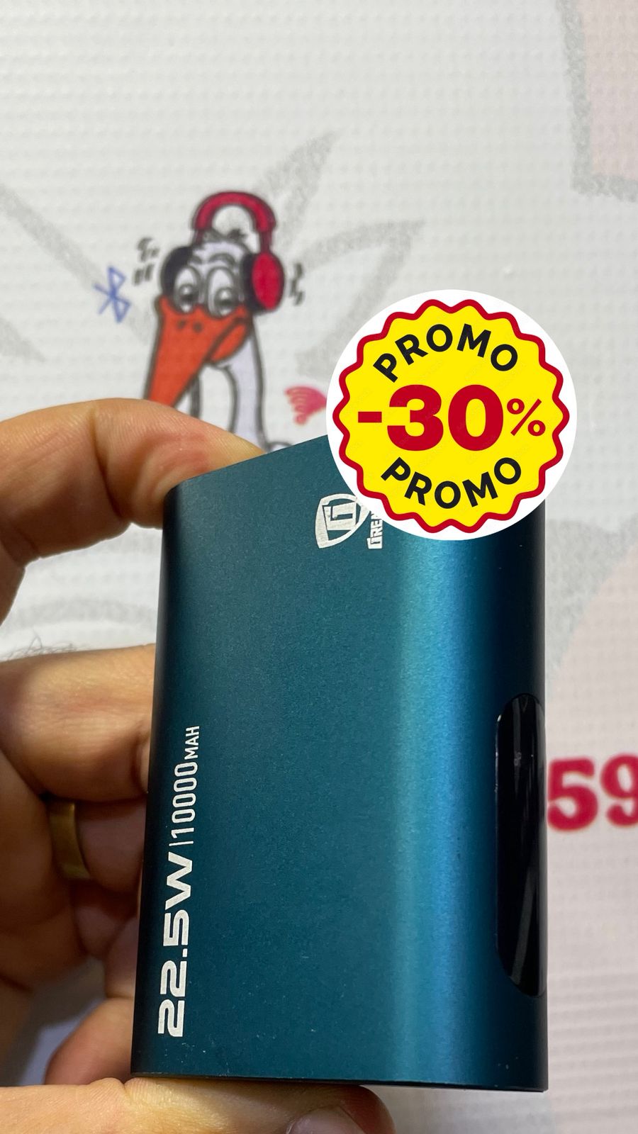 Power bank 10000 mah 22.5w