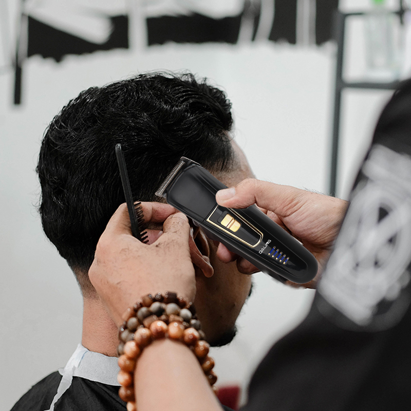 بدلة حلاقة منزلية احترافية قابلة لإعادة الشحن لقص الشعر