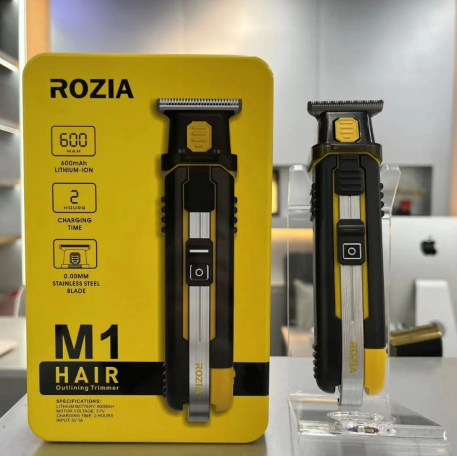 ماكينة قص الشعر الاحترافية بانورا الصفراء ROZIA M1