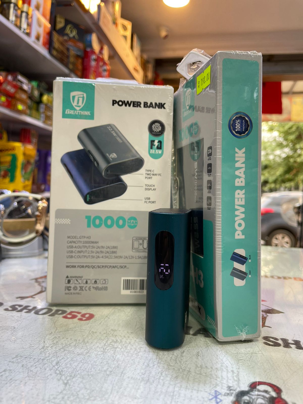 Power bank 10000 mah 22.5w
