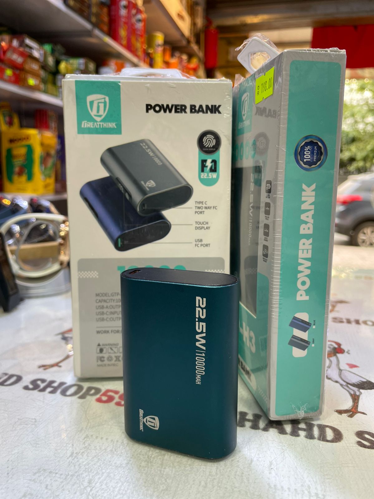 Power bank 10000 mah 22.5w
